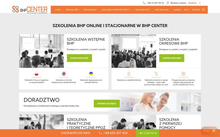 Screenshot ta' bhp-center.com.pl