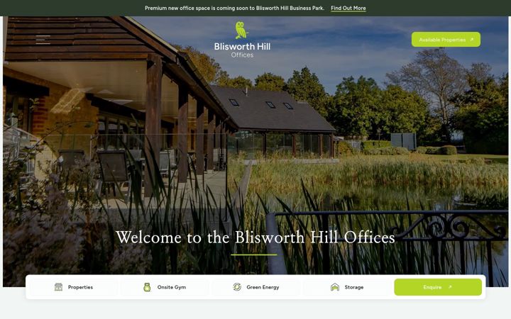 Screenshot von bhp-offices.co.uk
