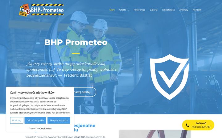 Skjámynd af bhp-prometeo.pl
