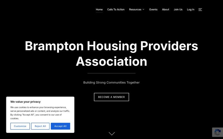 Screenshot of bhpa.ca