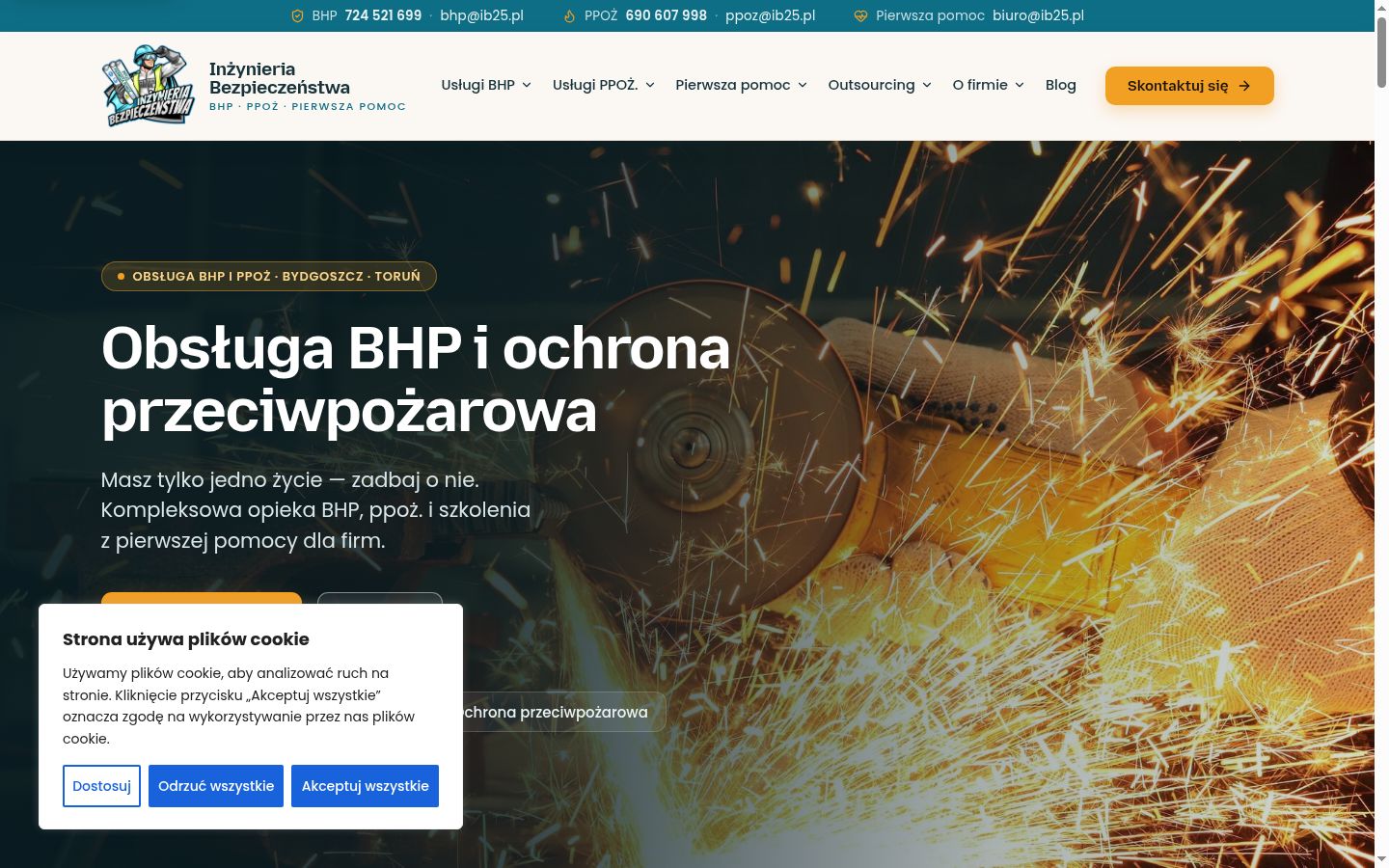Captura de ecrã do banner de consentimento apresentado antes de qualquer interação