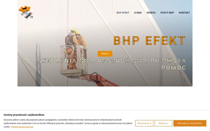 Snímek obrazovky bhpefekt.com.pl