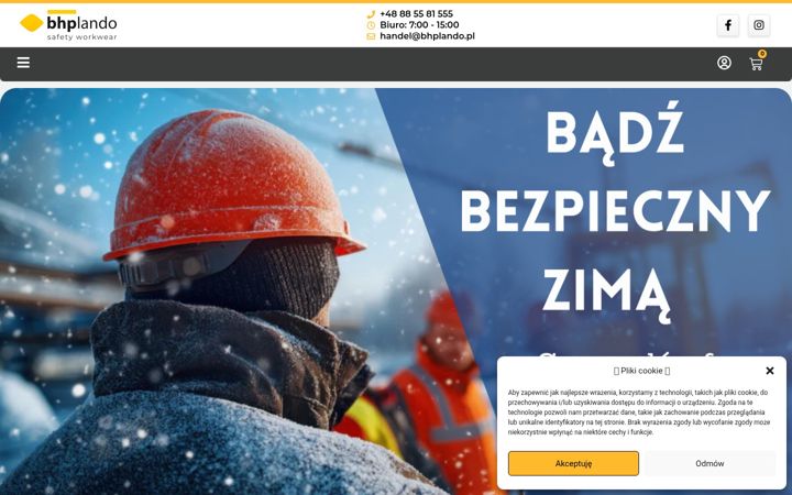 Screenshot of bhplando.pl
