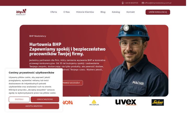 Screenshot of bhpniedzielscy.com.pl