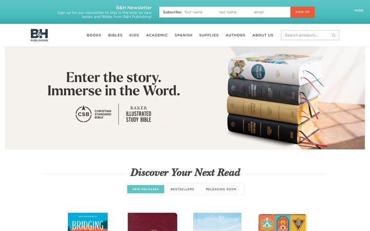 Screenshot of bhpublishinggroup.com