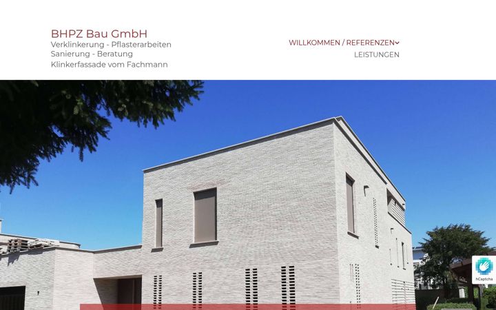 Screenshot of bhpz-bau.eu