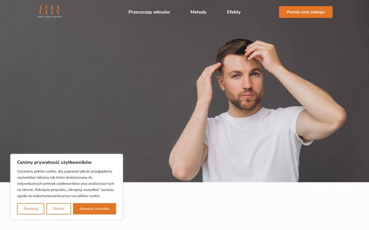 Screenshot of bhrclinicpoland.com