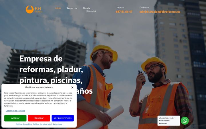 Screenshot of bhreformas.es