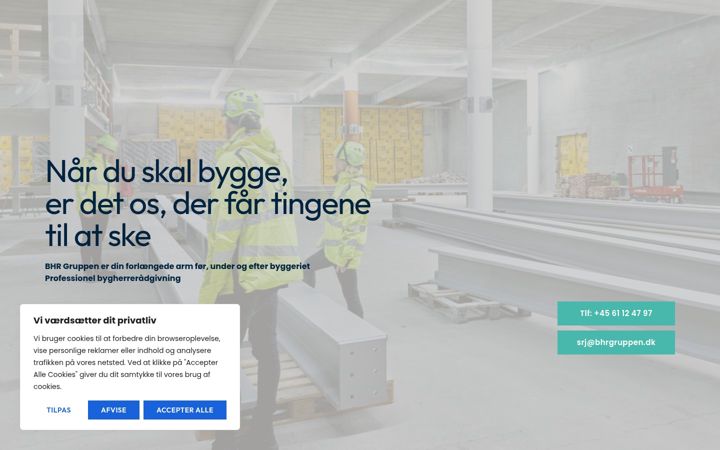 Screenshot of bhrgruppen.dk