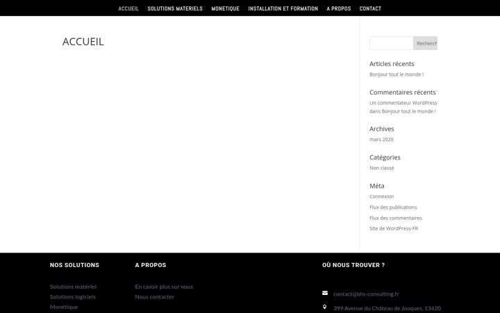 Screenshot of bhs-consulting.fr