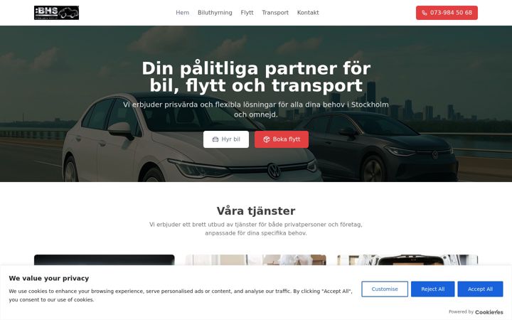Screenshot of bhs.se