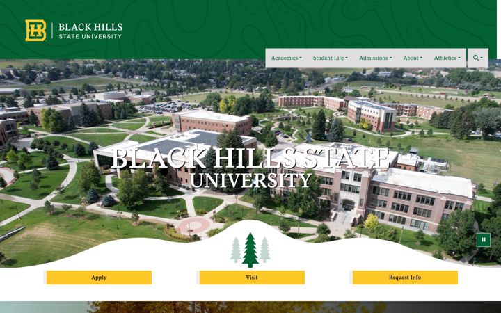 Екранна снимка на bhsu.edu