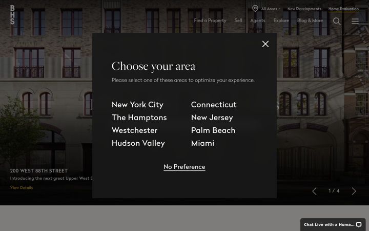 Screenshot of bhsusa.com