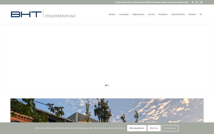 Screenshot stránky bht-beratung.de