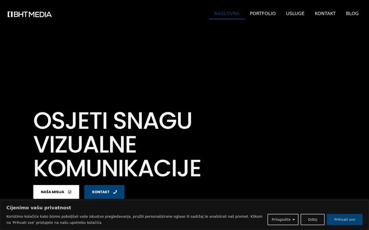 Screenshot di bhtmedia.hr