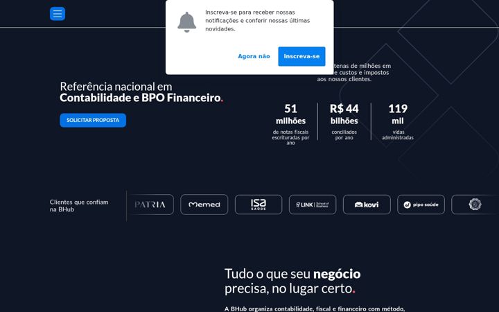 Screenshot of bhub.com