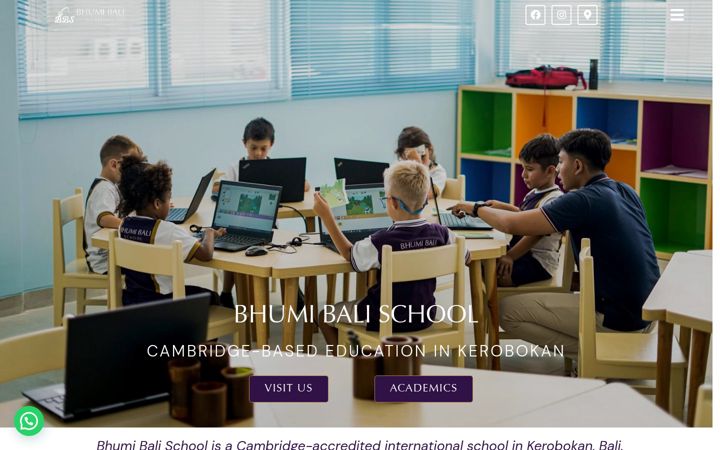Screenshot of bhumibalischool.com