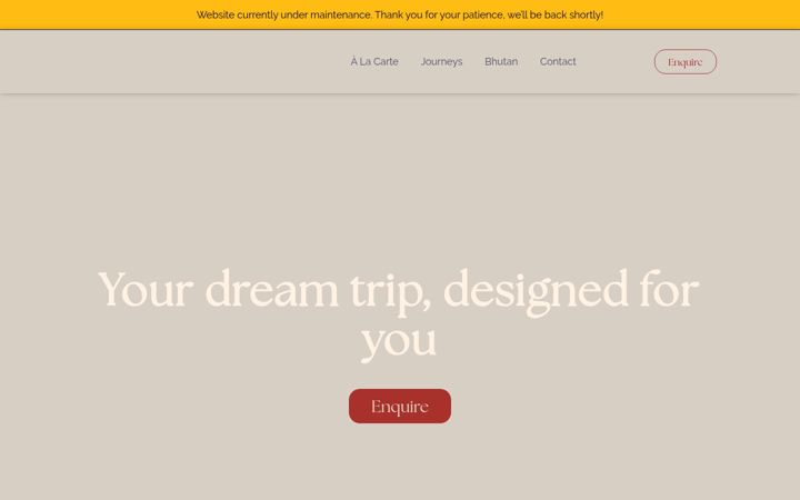 Screenshot of bhutansoultravel.com