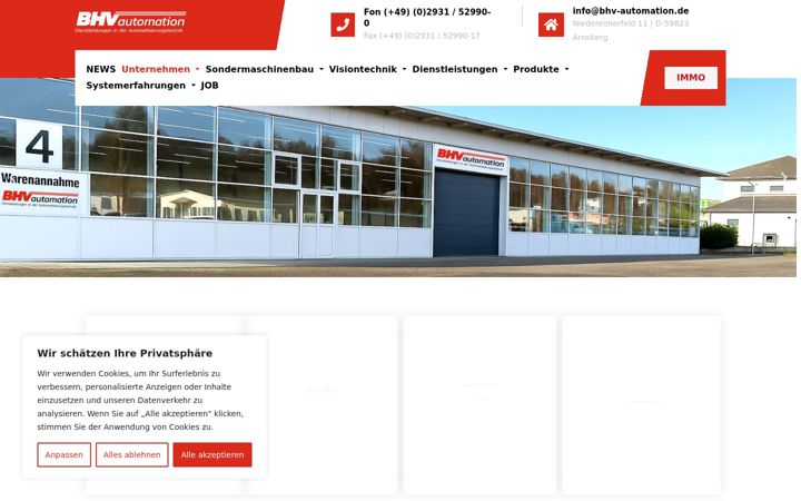 Screenshot of bhv-automation.de
