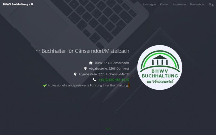 Screenshot of bhwv.at