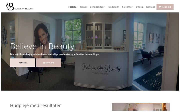 Screenshot of bi-beauty.dk