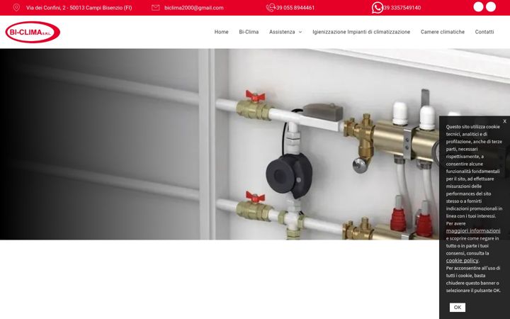 Screenshot of bi-clima.com
