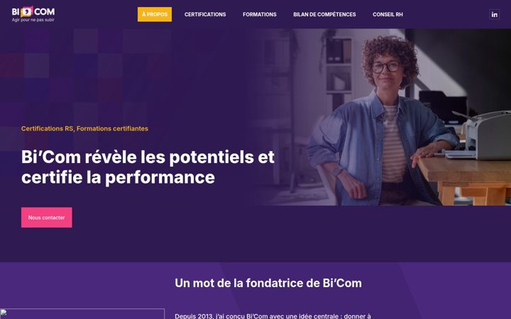 Screenshot of bi-com.net