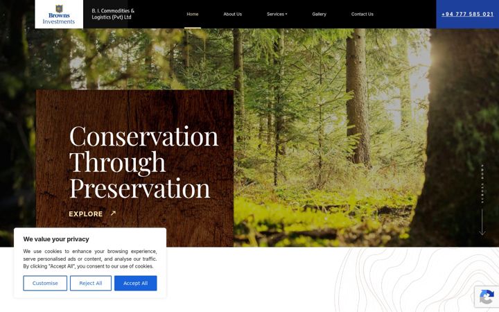Screenshot of bi-commodities.com