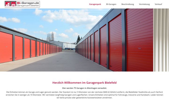 Screenshot of bi-garagen.de