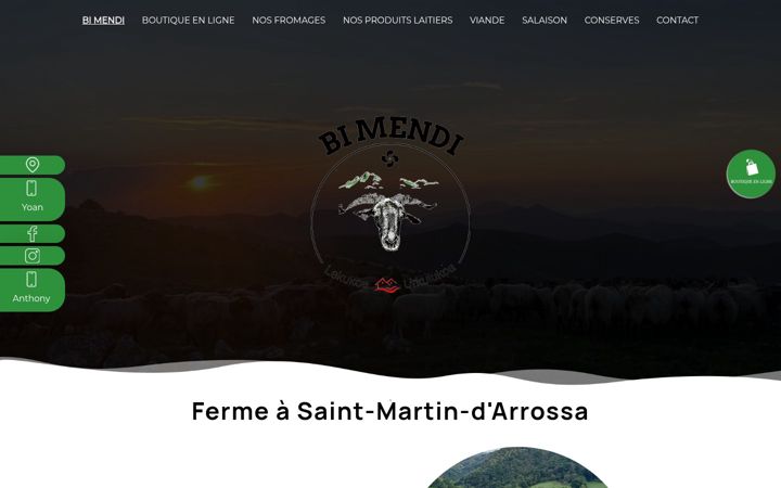 Screenshot di bi-mendi.fr