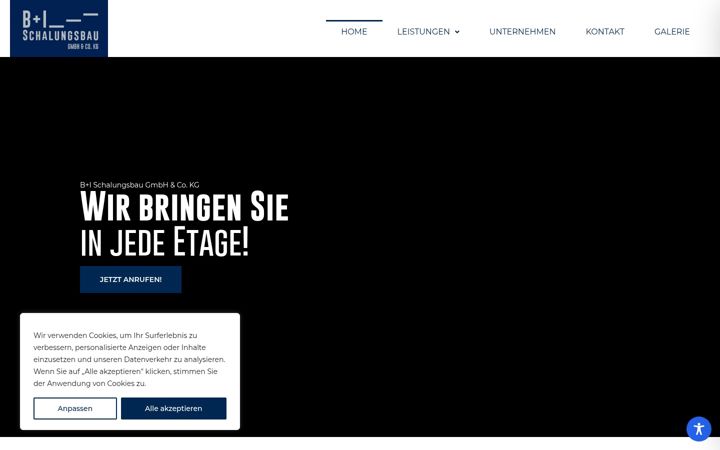 Skärmbild av bi-schalungsbau.de