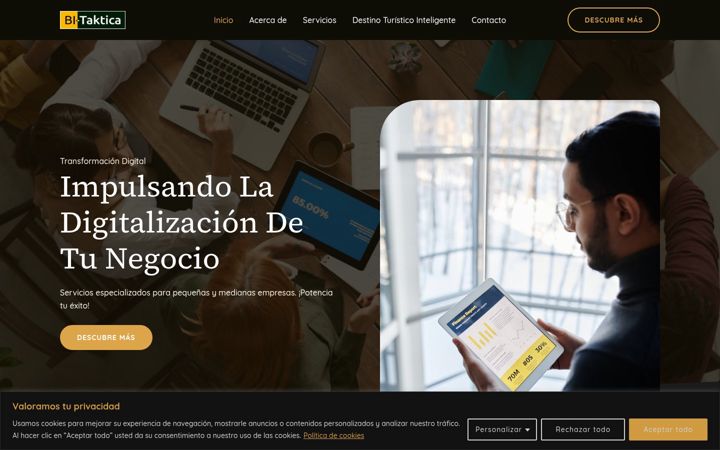 Screenshot of bi-taktica.com