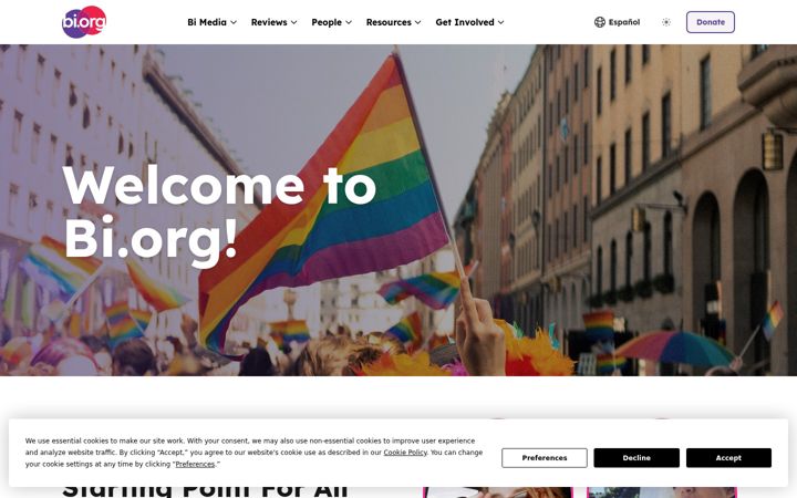 Screenshot of bi.org