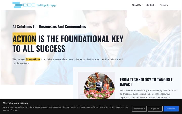 Screenshot of bi2c.com