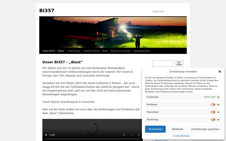 Skärmbild av bi357.de