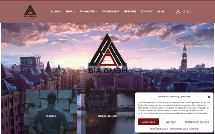 Screenshot of bia-germany.de