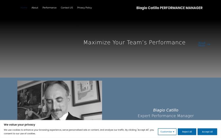 Screenshot of biagiocatillo.com