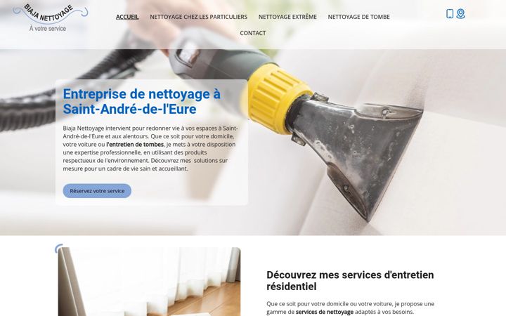 Screenshot of biajanettoyage.fr