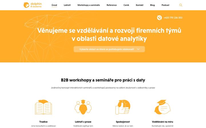 Screenshot of biakademie.cz