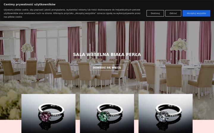 Snímek obrazovky biala-perla.com.pl