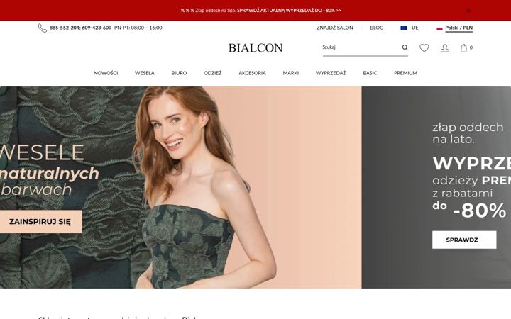 Screenshot of bialcon.pl