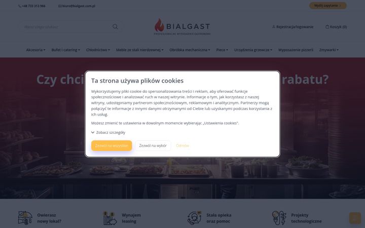 Skjermbilde av bialgast.com.pl