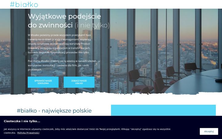 Screenshot of bialko.eu