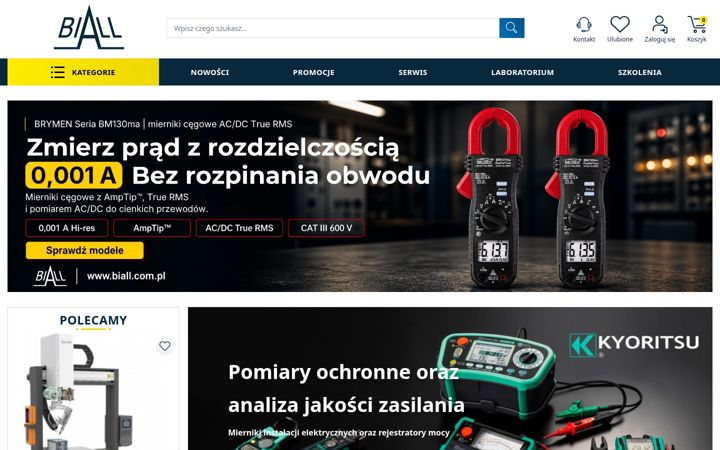 Screenshot of biall.com.pl