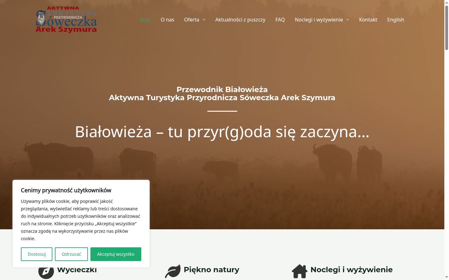 Posnetek zaslona pasice za privolitev, prikazane pred kakršno koli interakcijo