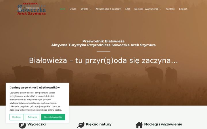 Skjermbilde av bialowieza.info.pl