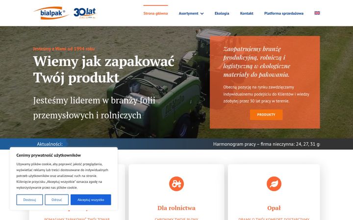 Skjermbilde av bialpak.pl