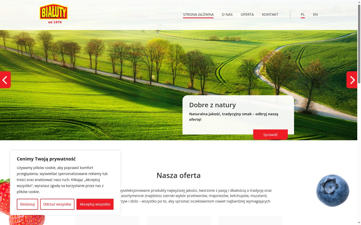 Screenshot van de toestemmingsbanner zoals getoond vóór enige interactie