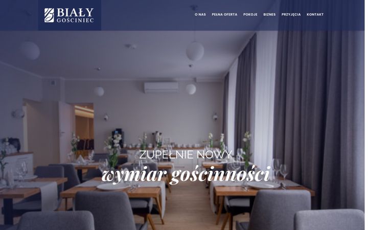 Screenshot of bialygosciniec.pl