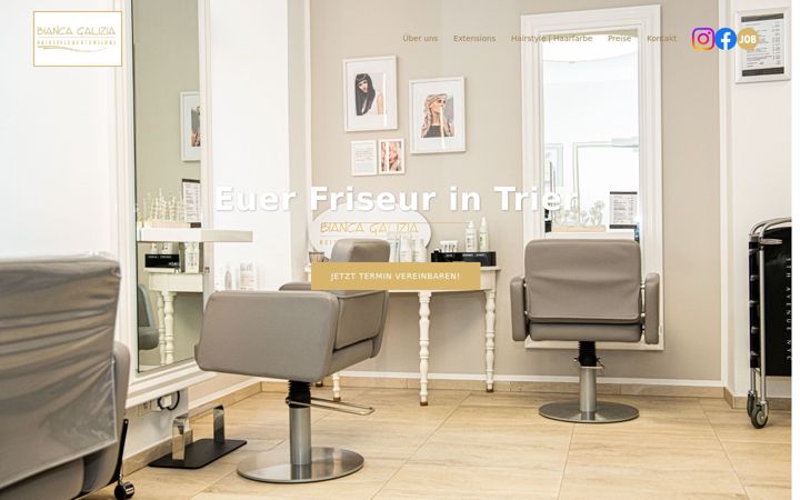 Ekrano kopija bianca-galizia-friseur.de